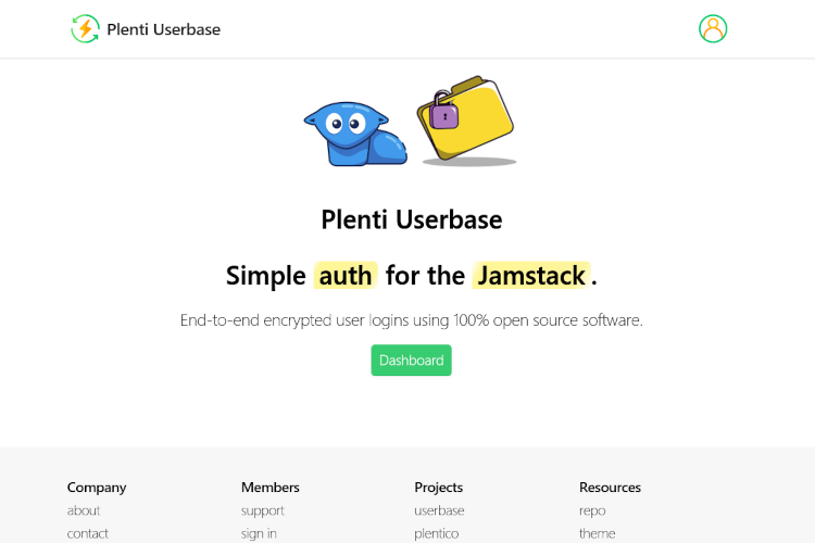 Userbase Plenti theme